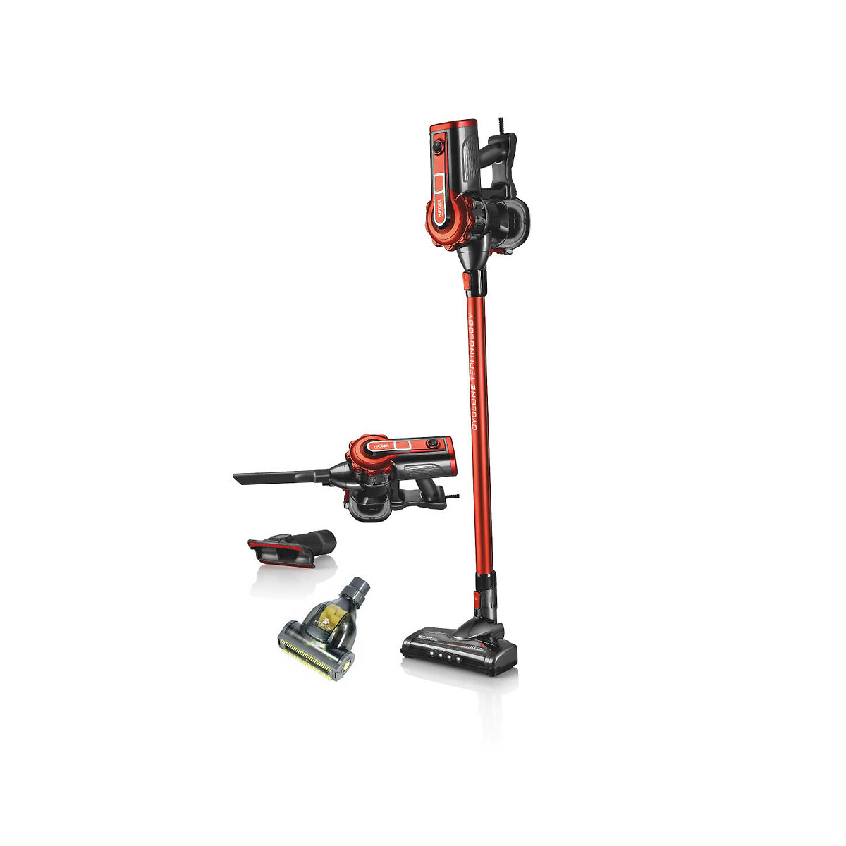 Aspirador vertical Venus Plus 600, HAEGER vermelho, HAEGER