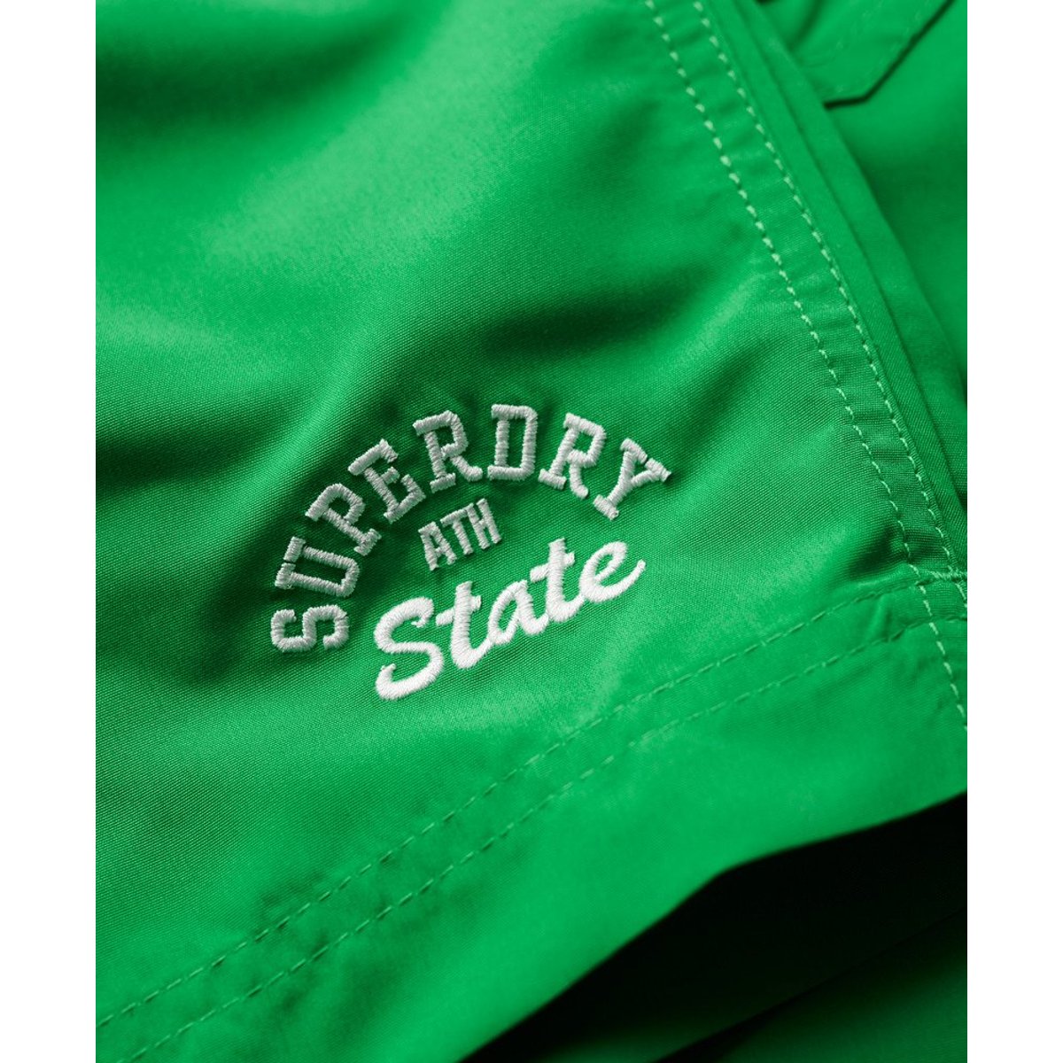 Short de bain Polo recyclé 43 cm vert drop kick, SUPERDRY