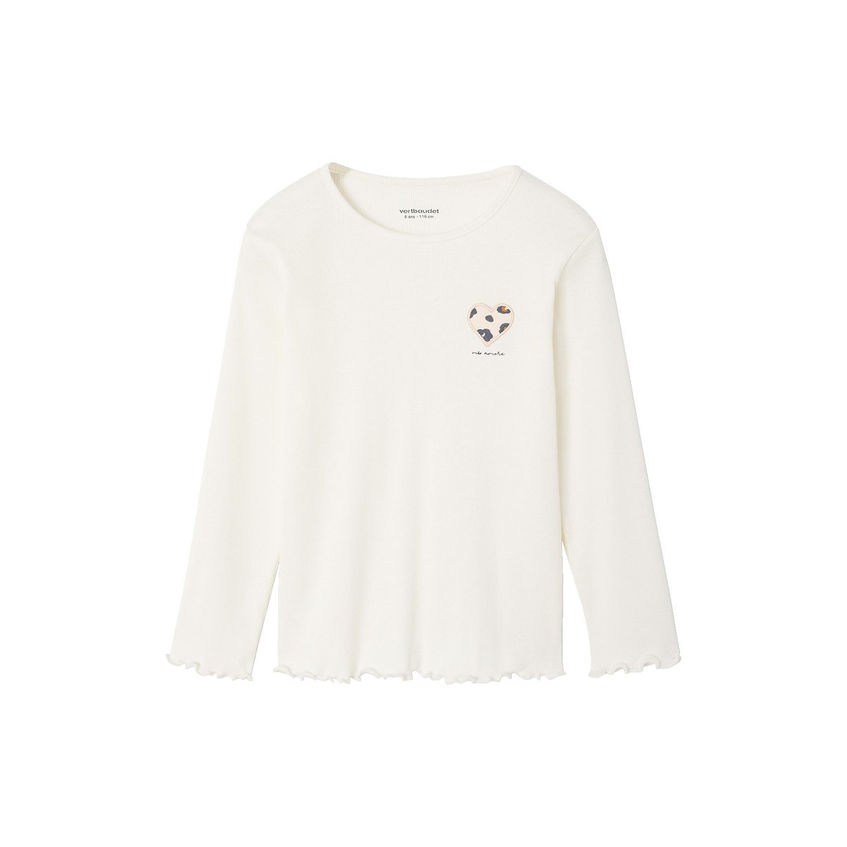 Lot de 2 pyjamas manches longues rose pâle, VERTBAUDET