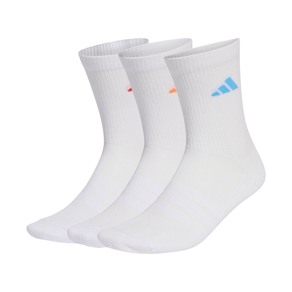 Lot de 3 paires de chaussettes hautes multicolore, adidas Performance