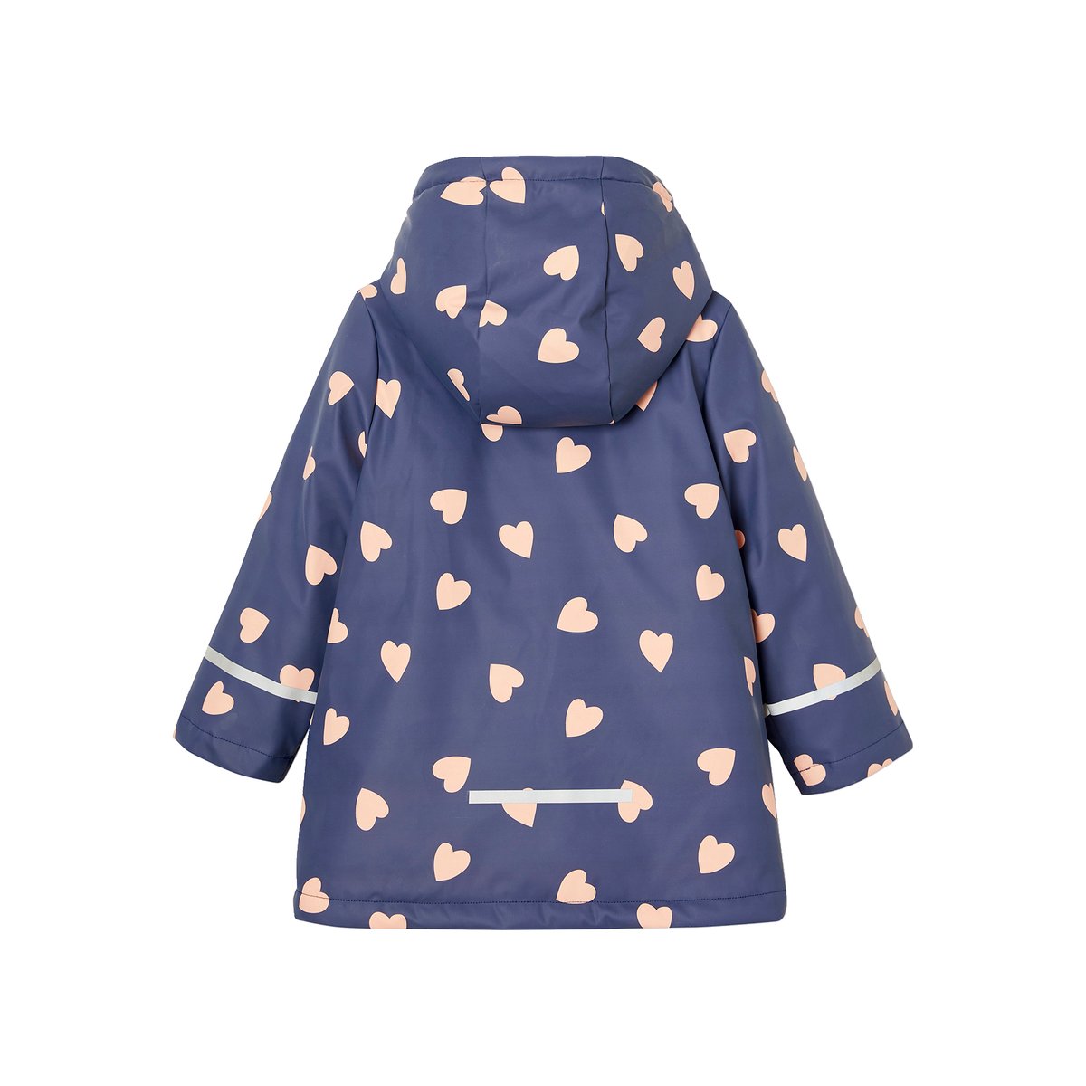 Ciré à capuche doublé sherpa indigo, VERTBAUDET