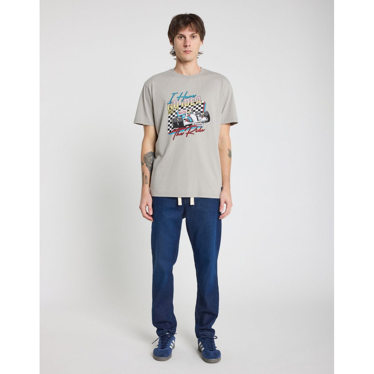PANTALON LOOSE ROCCO bleu, PULLIN