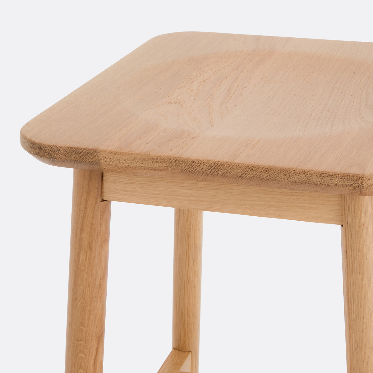 Hocker aus massiver Eiche H45 cm, Monsio eiche, LA REDOUTE INTERIEURS