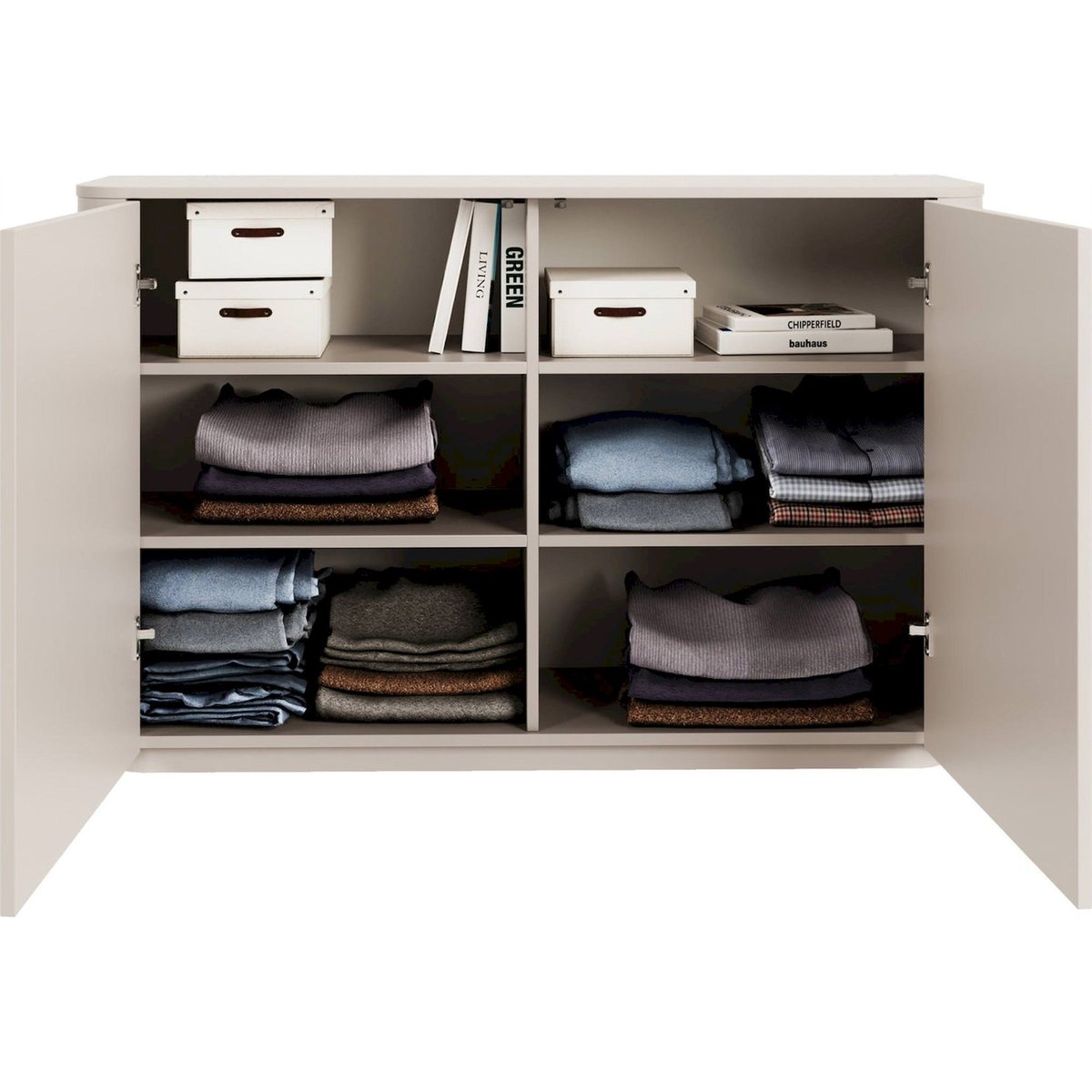 Buffet bas contemporain collection LUVIO cachemire, RECOLLECTION