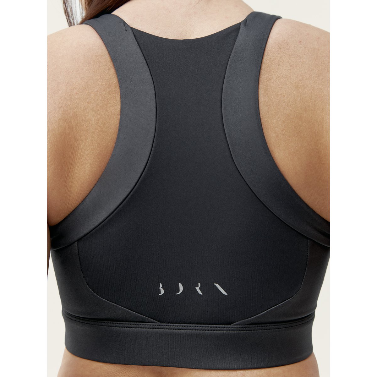 Brassière de Sport Performance Fixation Haute LUANA noir, BORN
