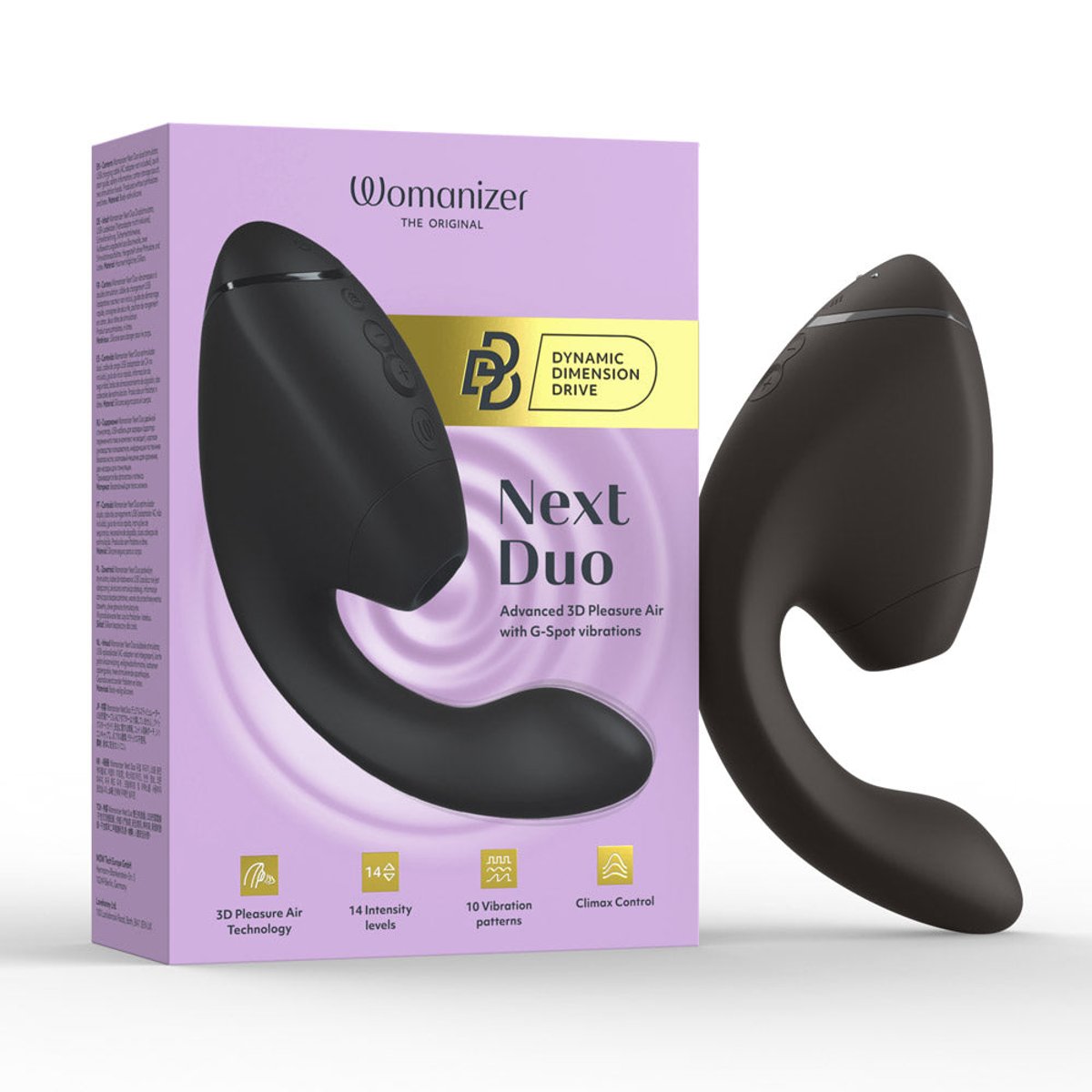 Stimulateur Clitoridien Next Duo 2 noir, WOMANIZER