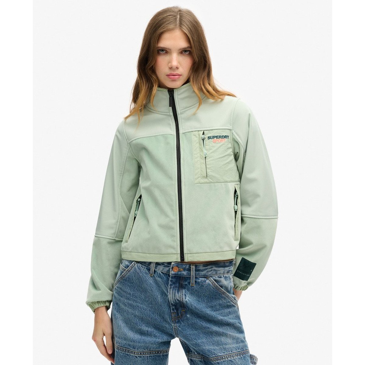 Veste Hybrid Trekker vert d'eau, SUPERDRY