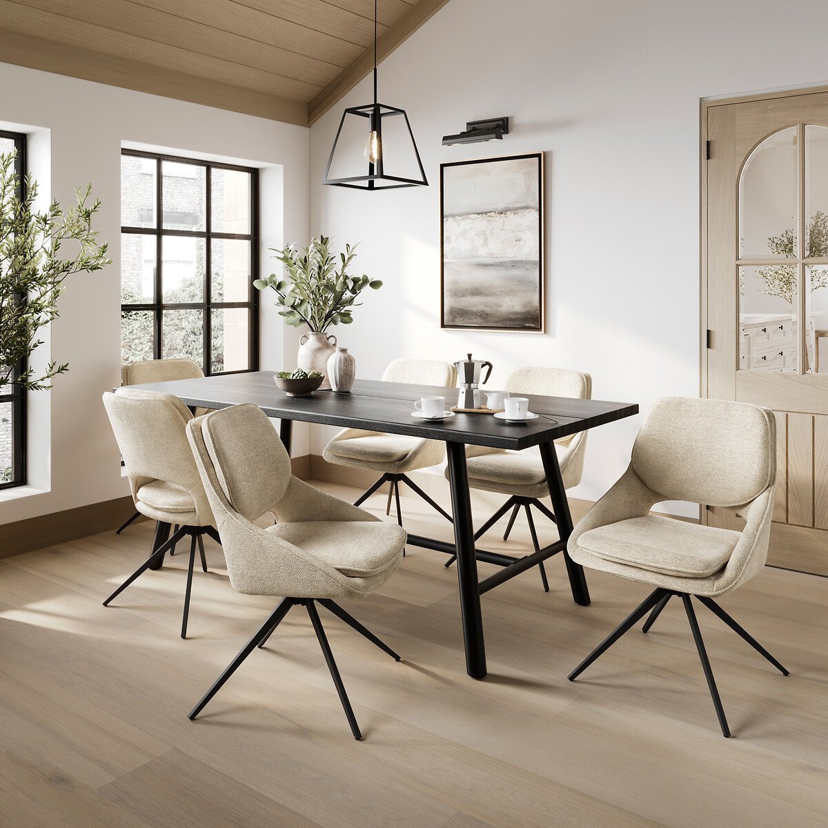 Glennson Farmhouse Table black, SO'HOME