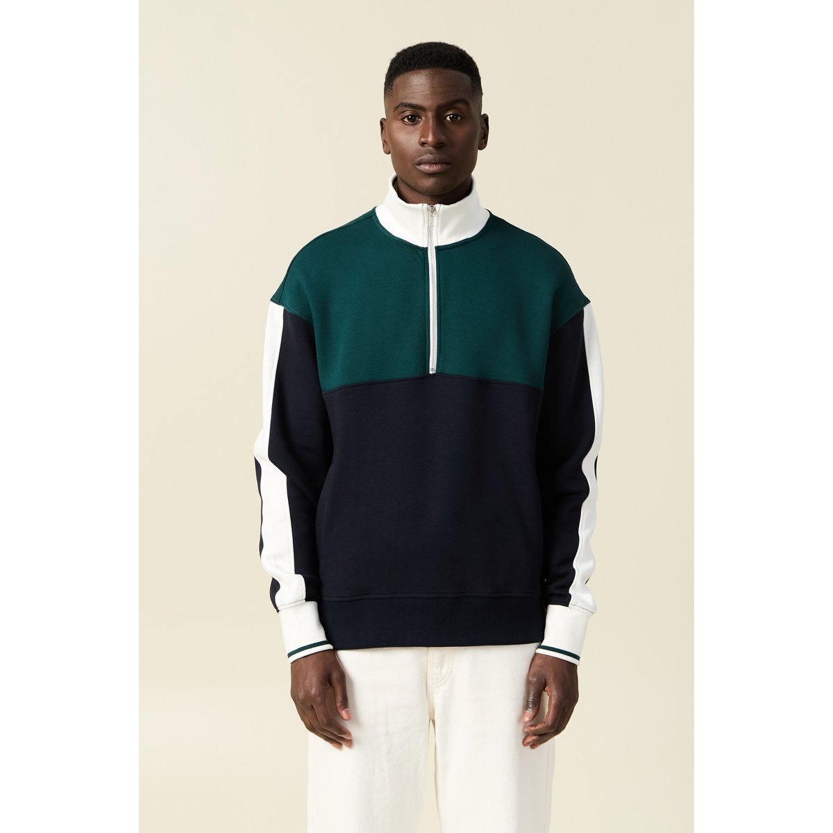 Sweat manches longues bleu marine, BONOBO