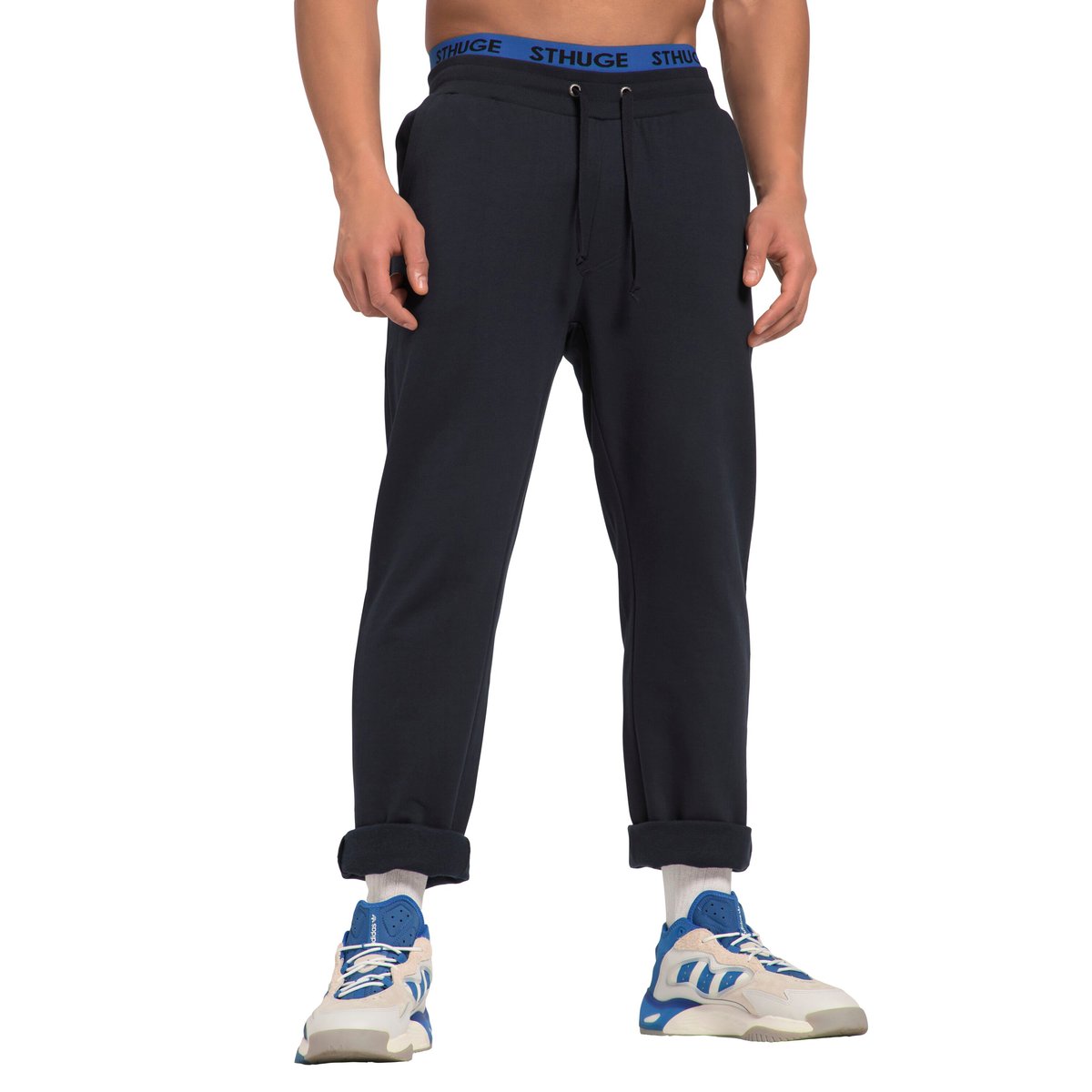 Pantalon de jogging bleu marine, STHUGE