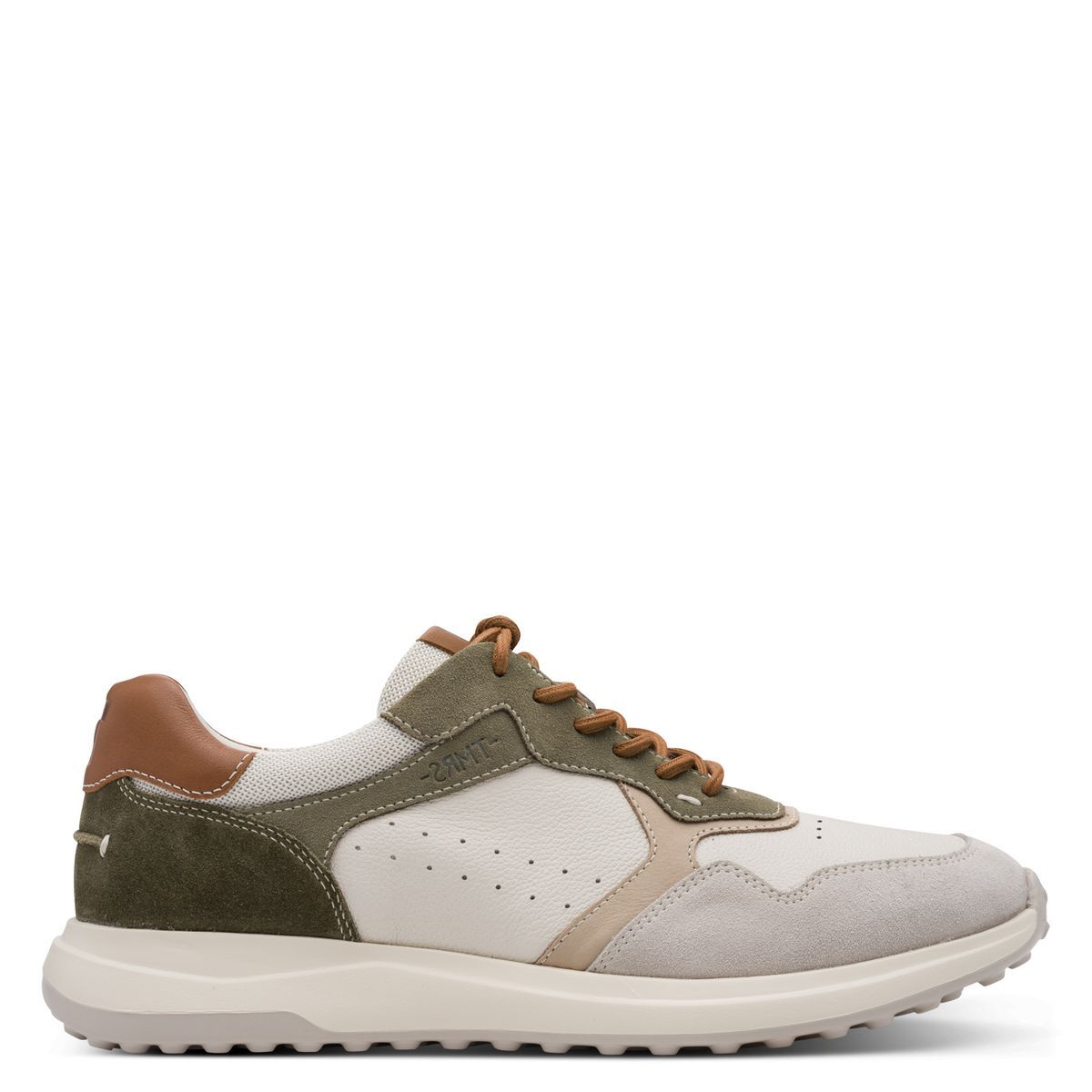 Basket homme vert olive combiné, TAMARIS