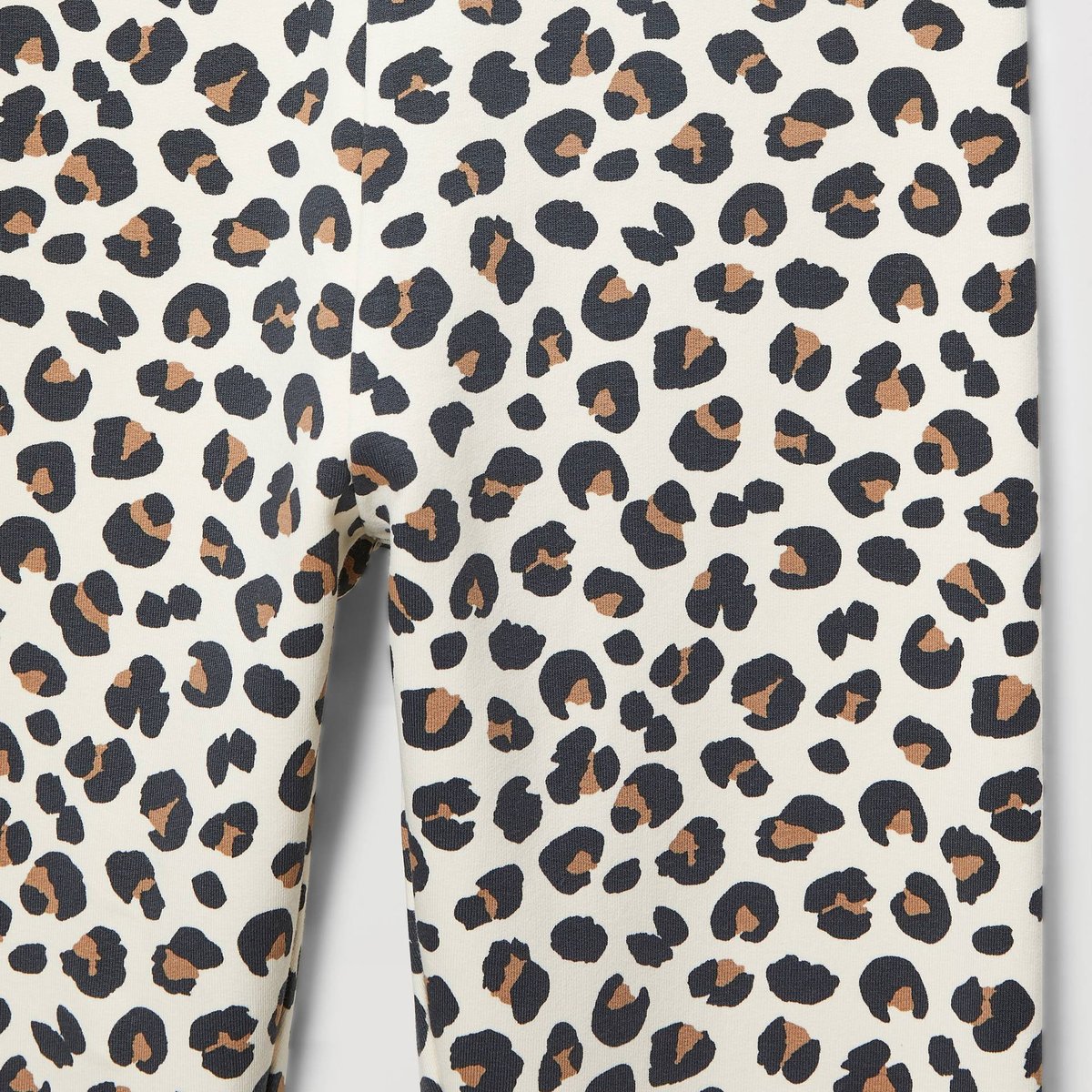 Legging chaud imprimé léopard amaretti, MONOPRIX