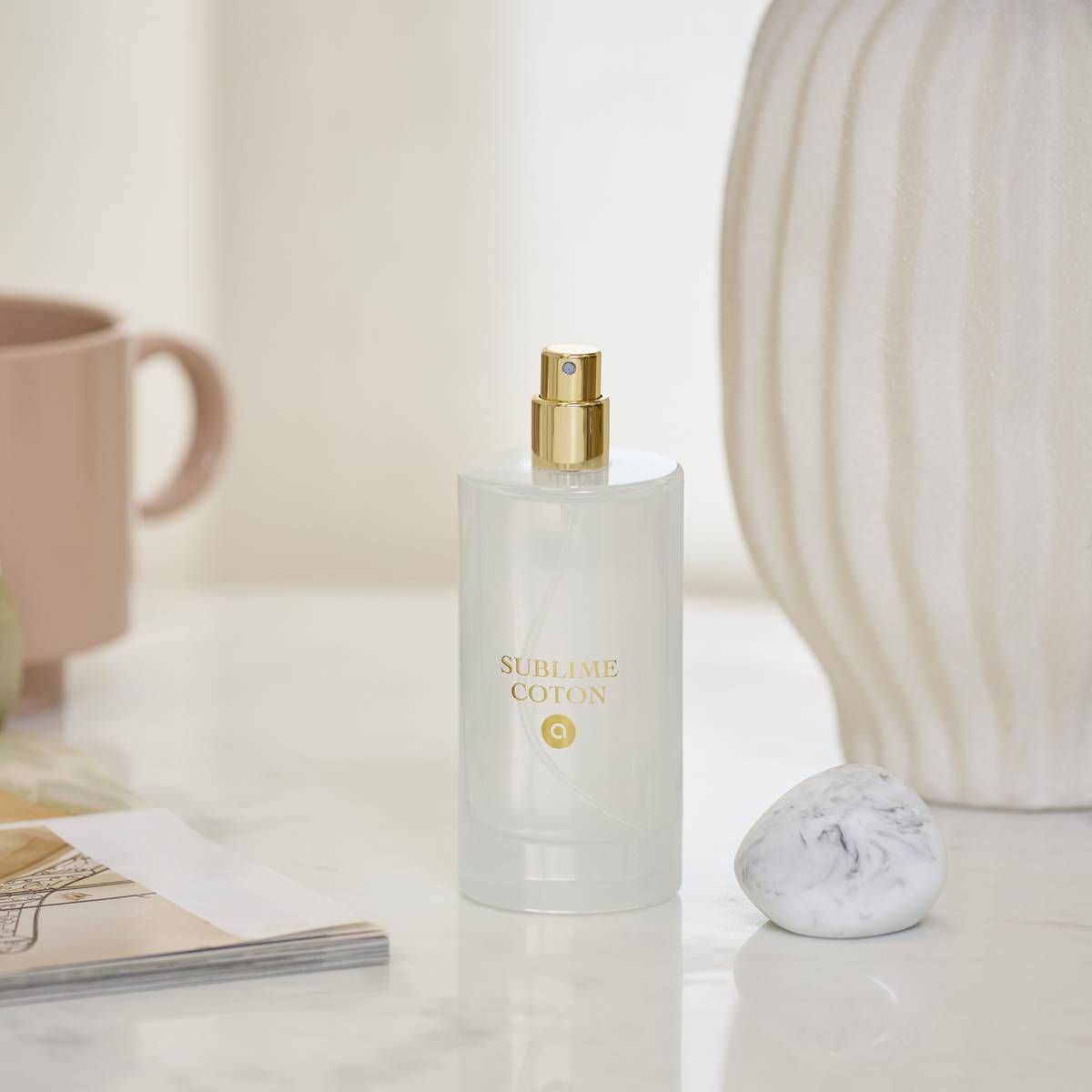 Spray d'ambiance en verre LIANA blanc, ATMOSPHERA