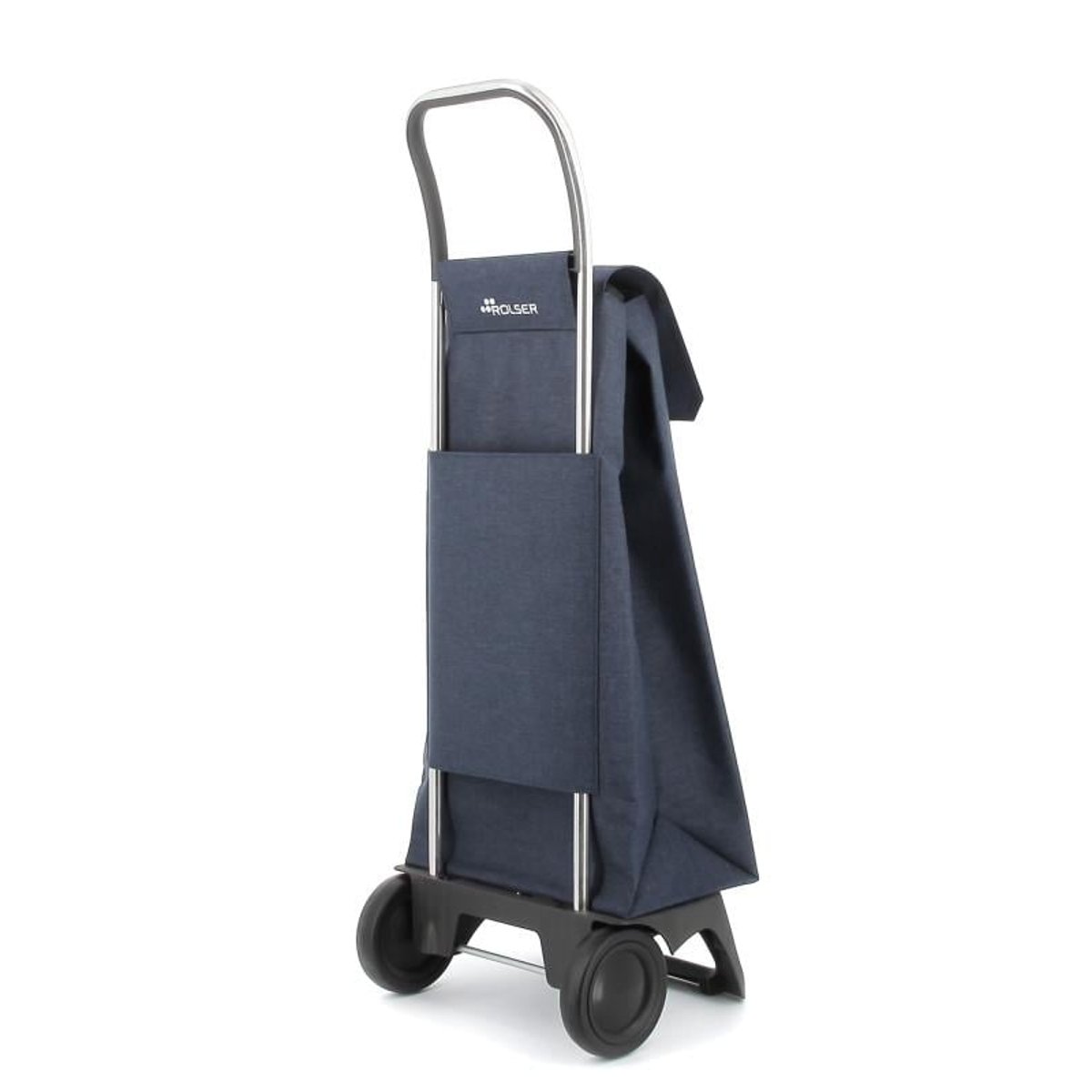 Chariot de course 2 roues JET TWEED bleu marine, ROLSER