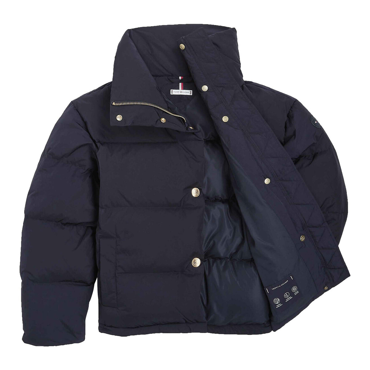 Padded Puffer Jacket with High Neck 90001629, TOMMY HILFIGER