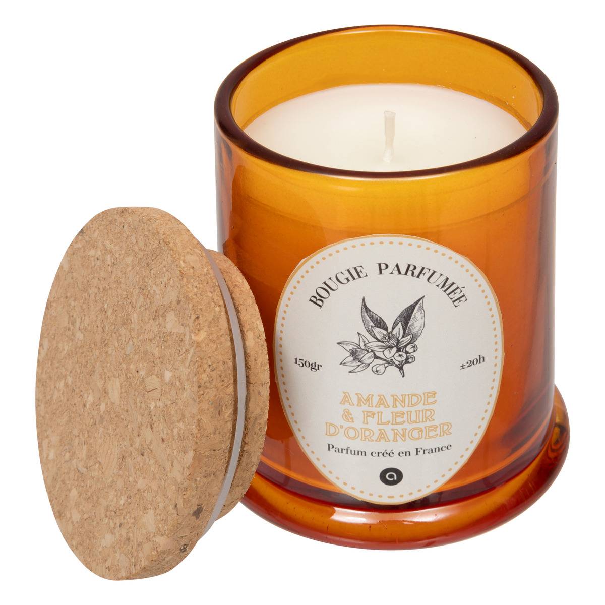 Bougie parfumée HAPO ambre, ATMOSPHERA