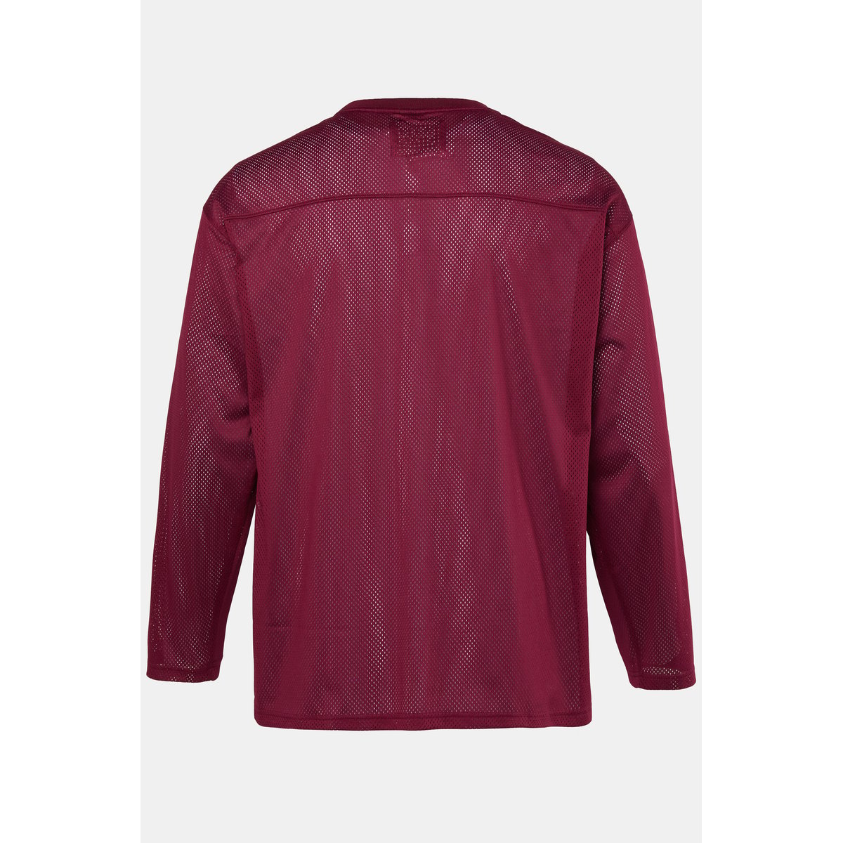 Maillot, manches longues, jersey en maille rouge cerise foncé, STHUGE