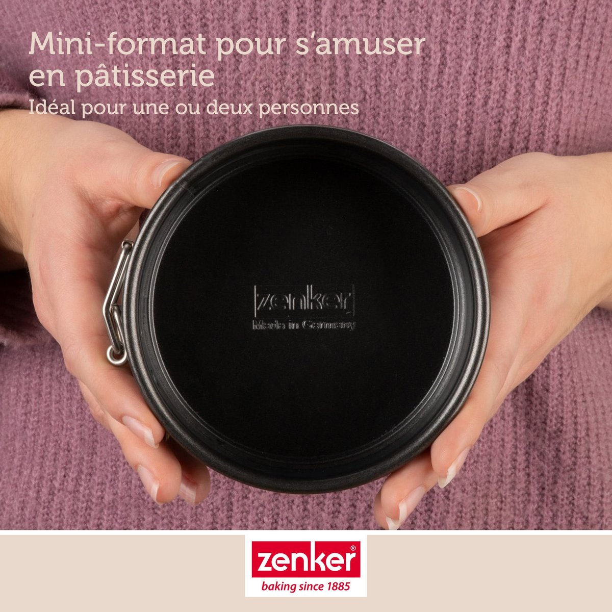 Set de 4 ustensiles de pâtisserie moule à manqué SPÉCIAL MINI noir, ZENKER