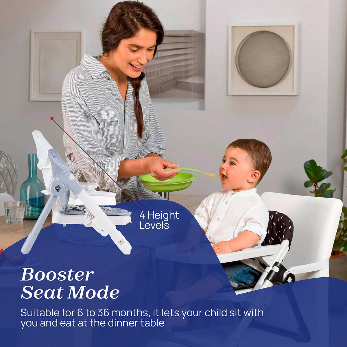Chairy Booster Seat white, CHICCO