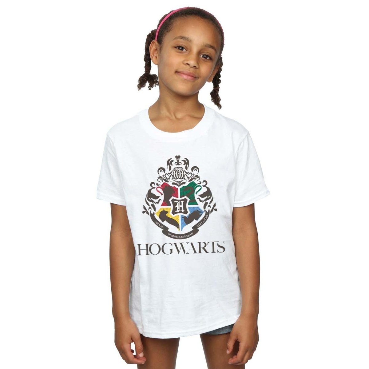 T-shirt HOGWARTS blanc, HARRY POTTER
