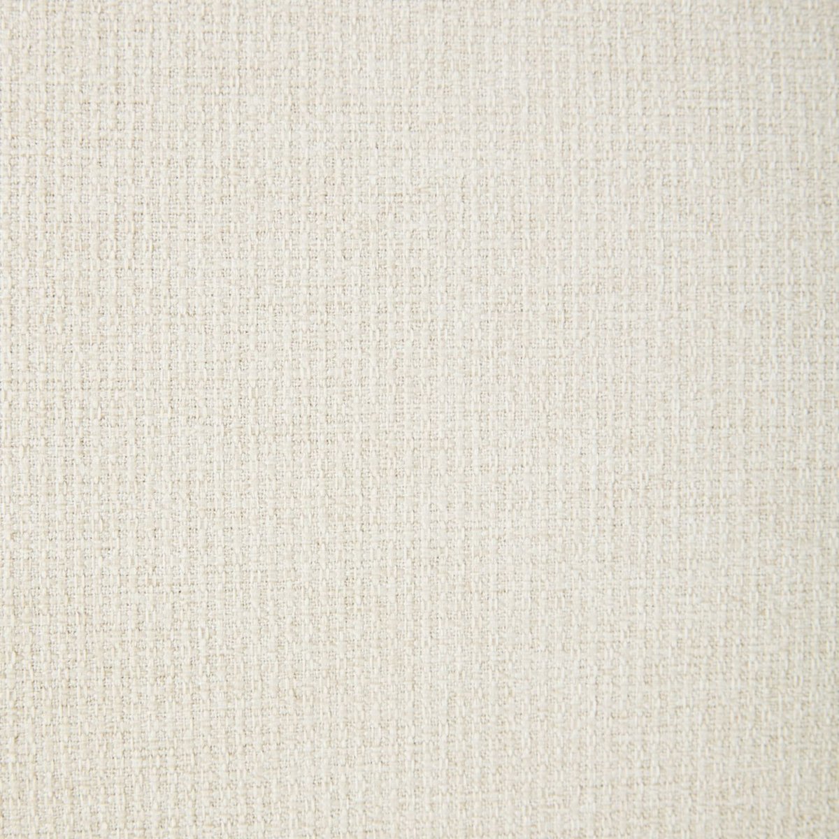 Lot de 4 chaises en tissu et pieds métal NEORA blanc, TOILINUX