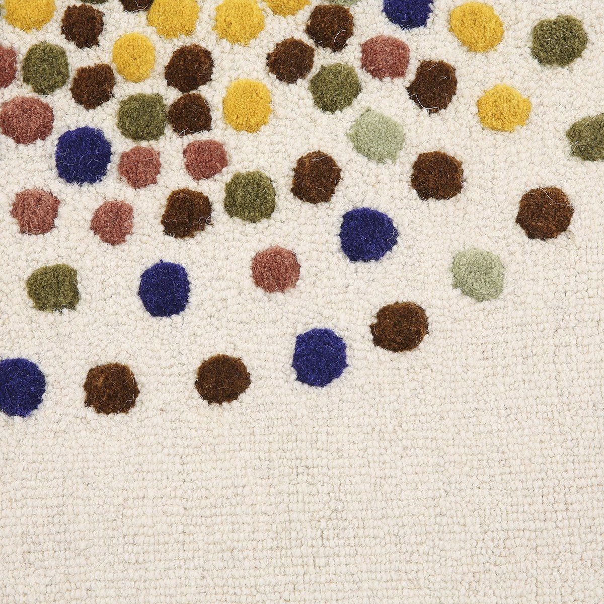 Tapis en laine IDYLLE beige, multicolore, HABITAT