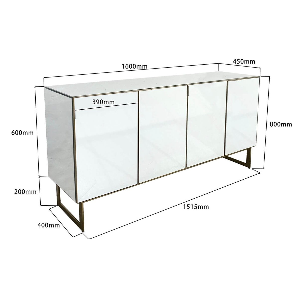 Buffet Soran noir noir, KARE DESIGN