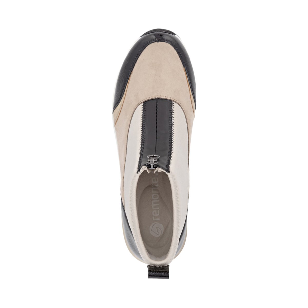 Basket Montante à Zip Leo beige-combi, REMONTE
