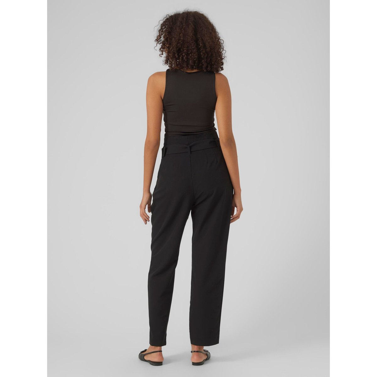 Pantalon Paperbag noire - black, VERO MODA