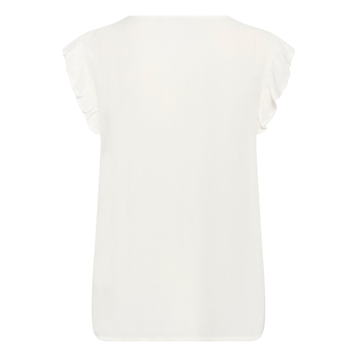Blouse à manches courtes blanc chalk, KAFFE