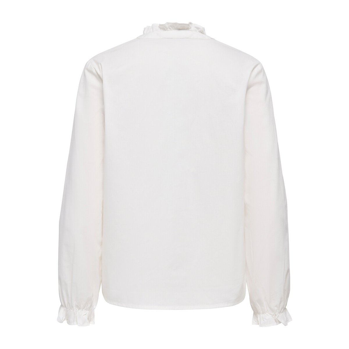 Blusa con cuello mao y bordado blanco, ONLY
