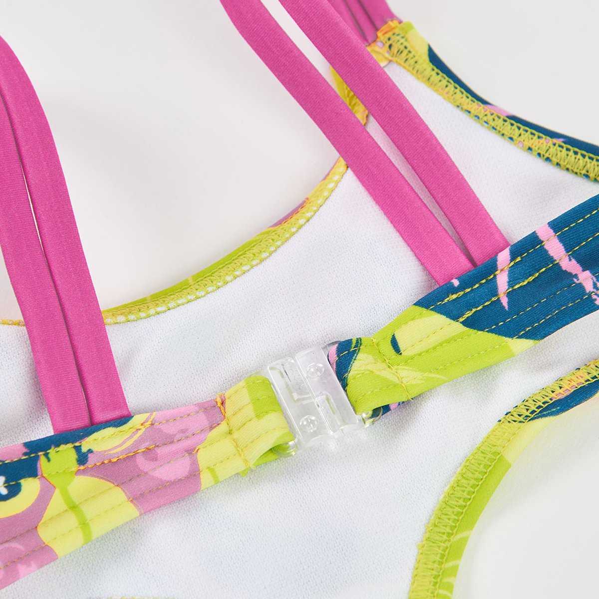 Trikini à motifs UPF 50+ vert, BOBOLI
