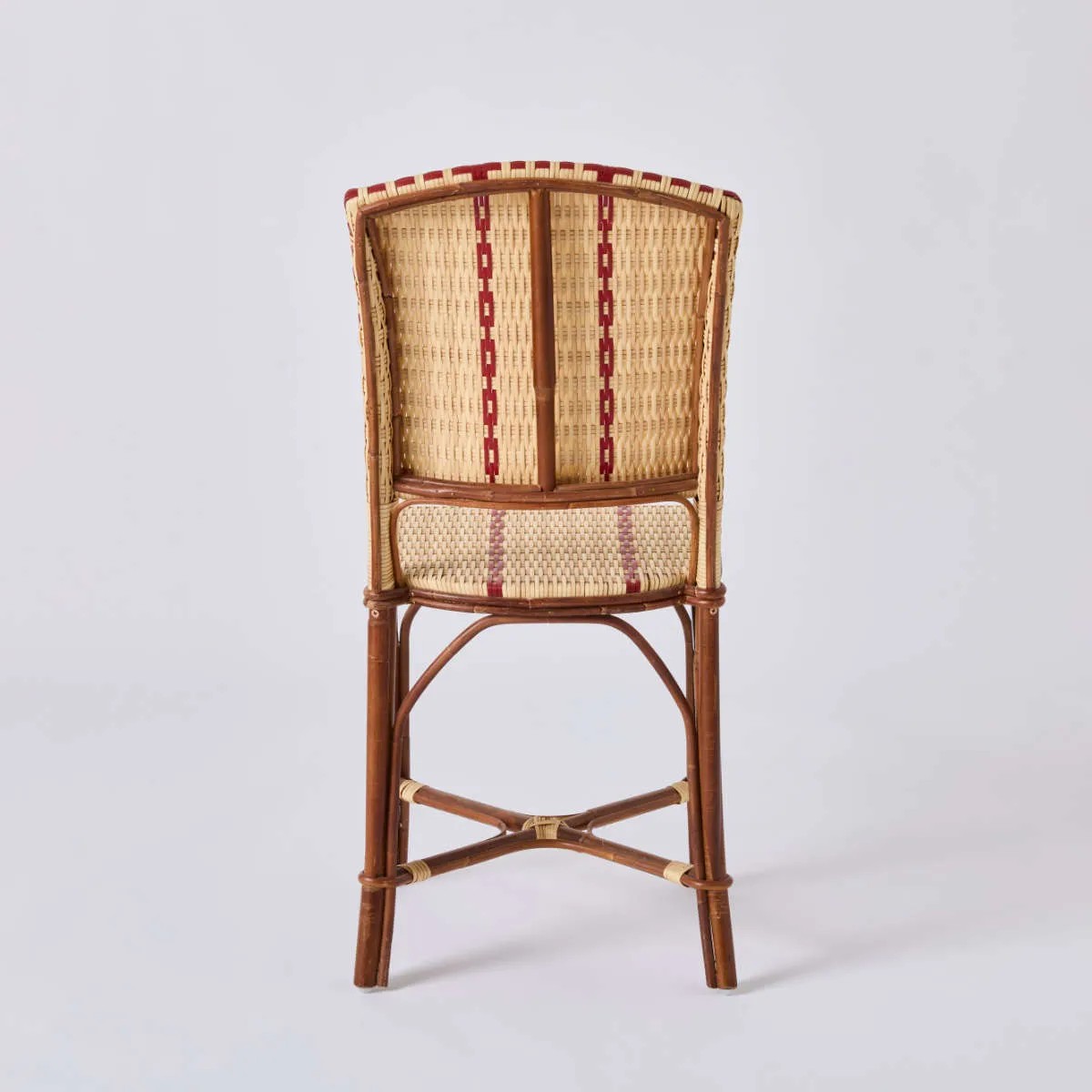 Chaise en rotin et résine BISTROT rotin foncé, KOK