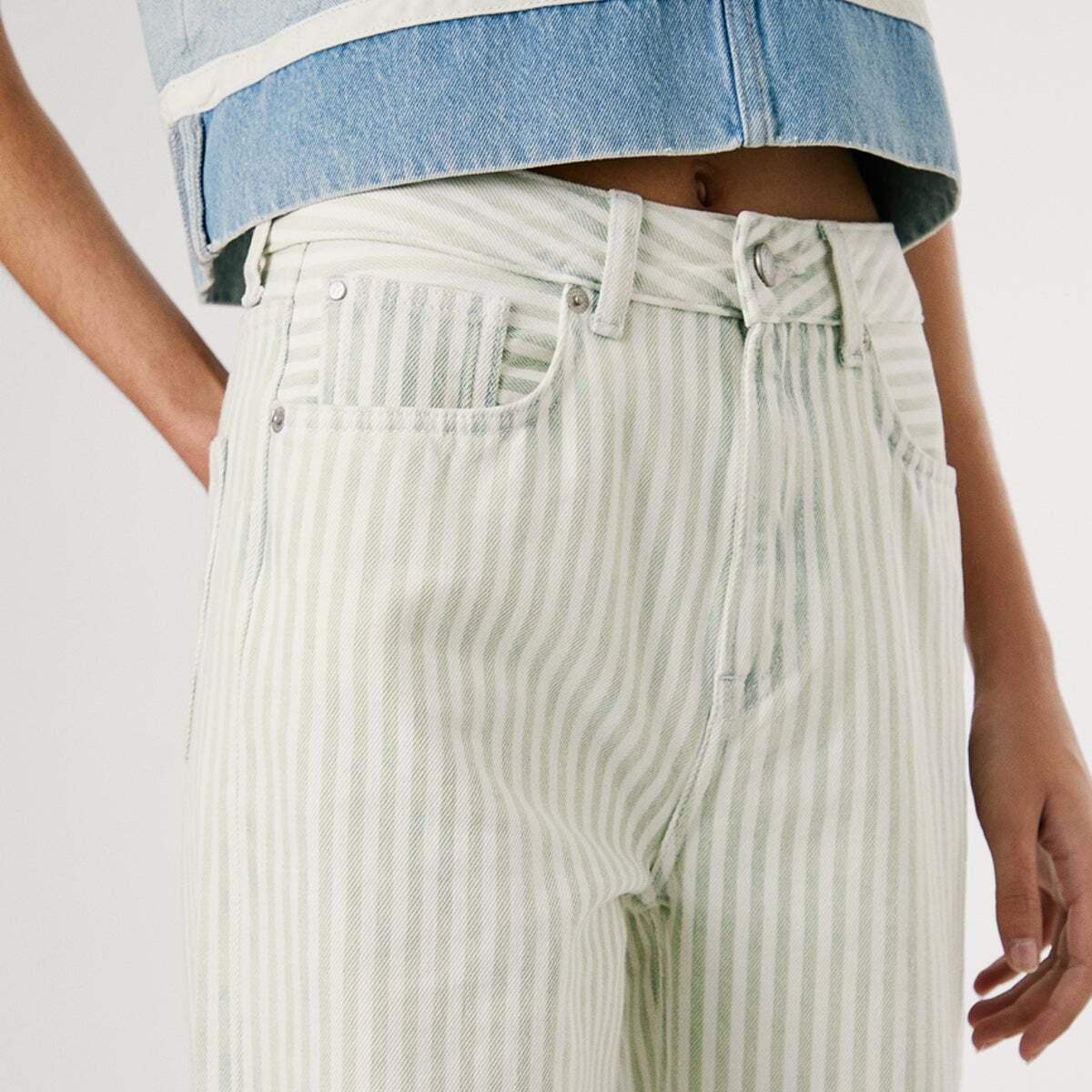 Jean Coupe Regular, Taille Haute - Lexa 12- oz rigid denim, PEPE JEANS