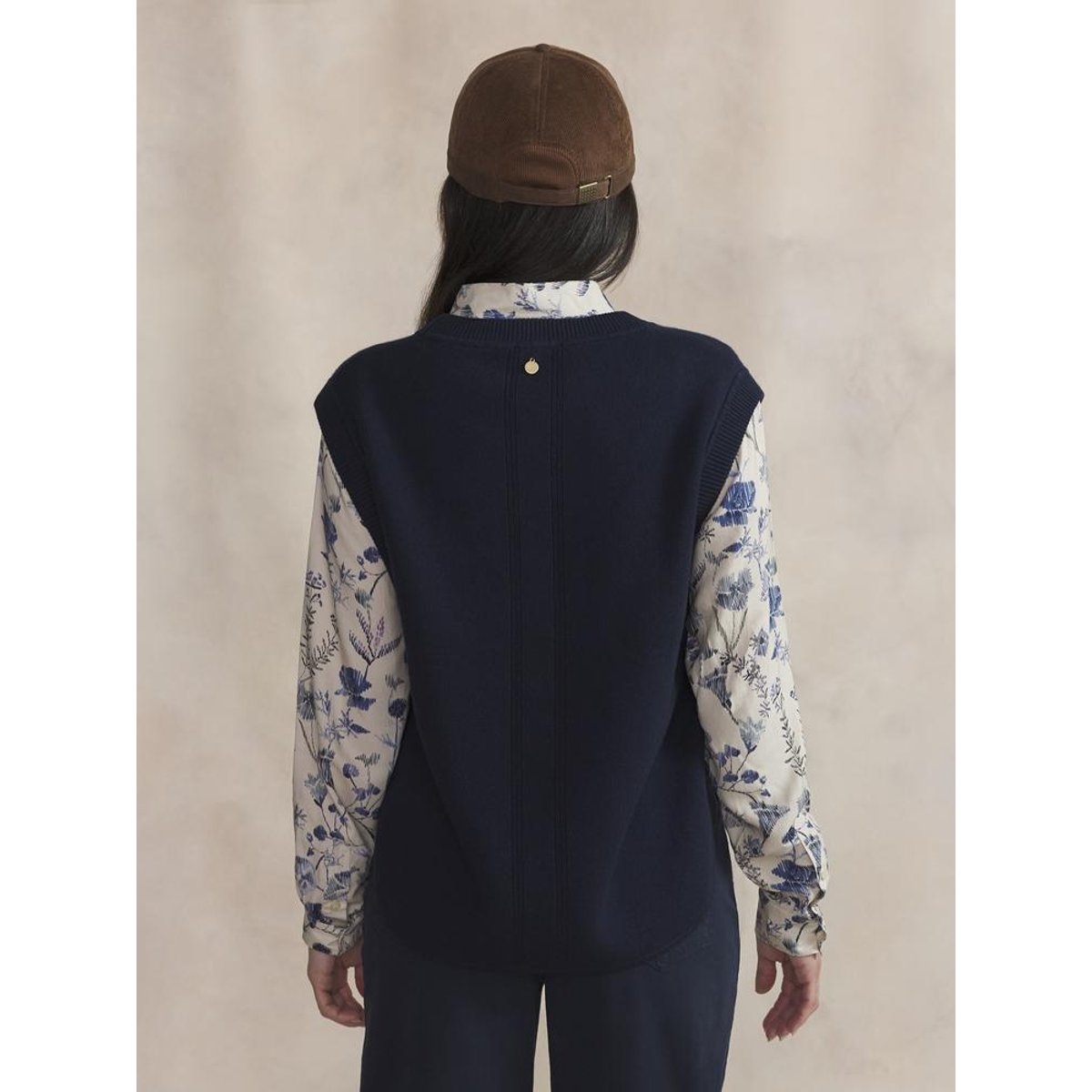 Pull encolure ronde ENOLASAN marine, TBS