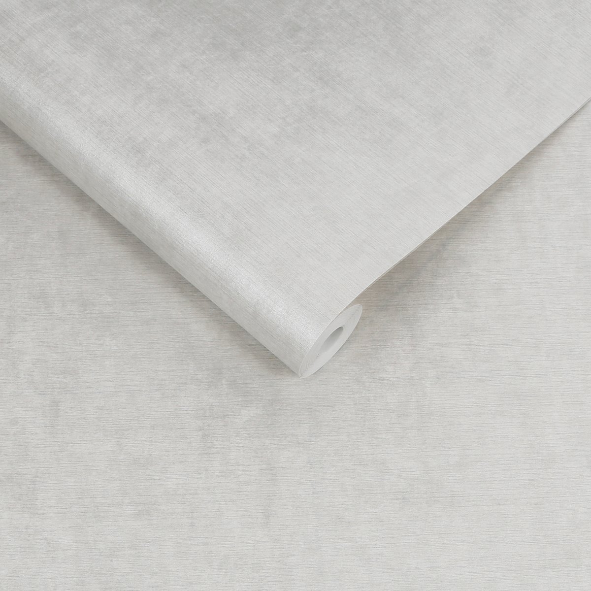 Papier peint Organdy Silk gris argenté satiné, GRAHAM ET BROWN