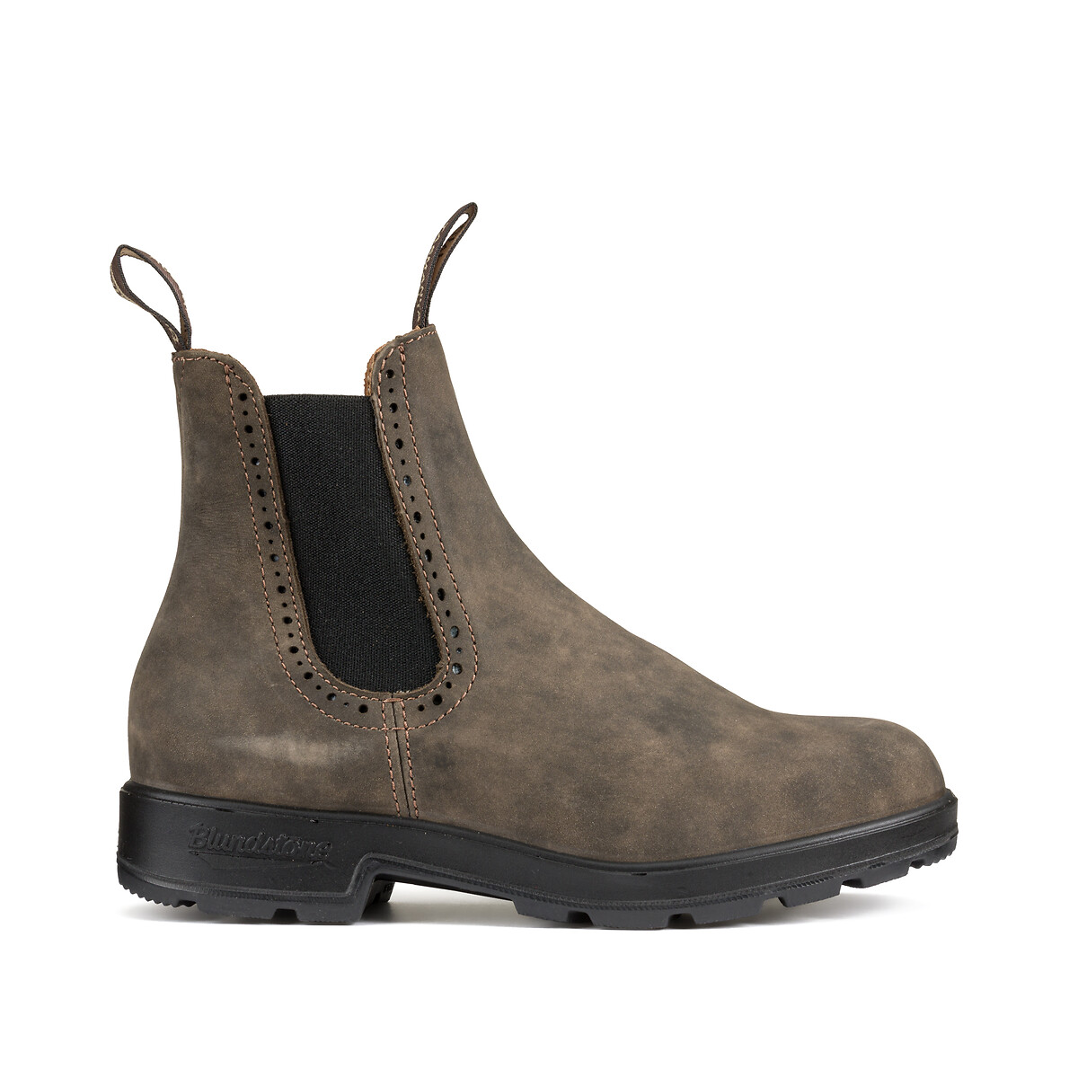 Boots chelsea montantes en cuir 1351 marron, BLUNDSTONE