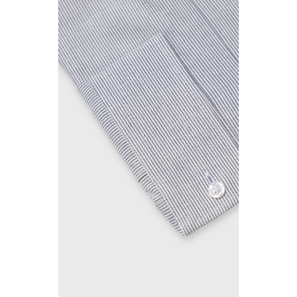 Chemise Regular fit à rayures aspect denim bleu ciel, ACROSS