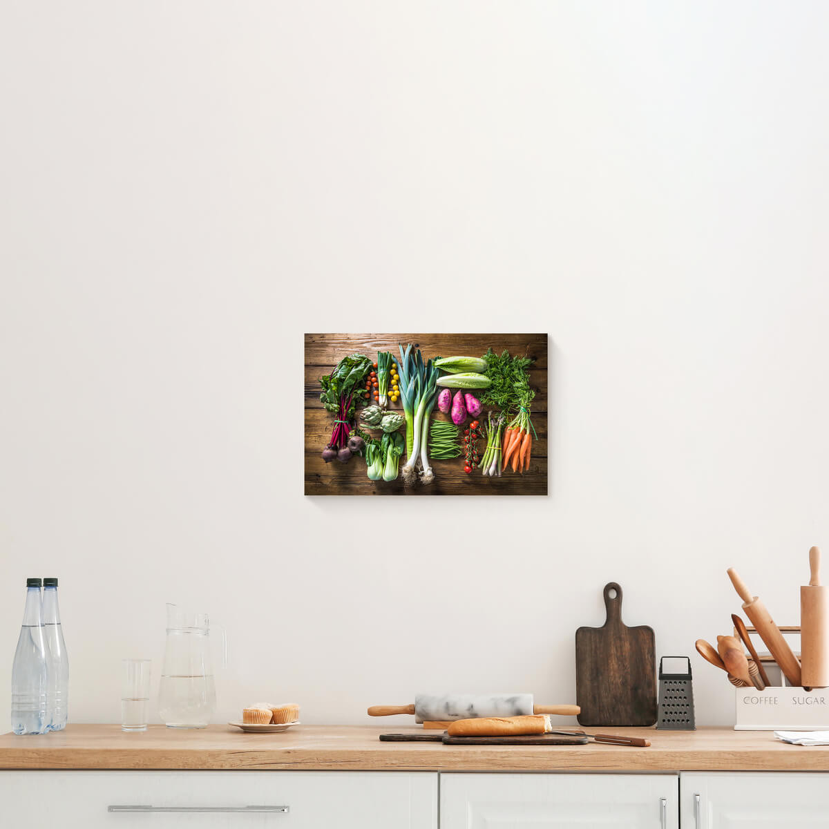 Tableau Mural Légumes Frais CUISINE tableaux sur toile-vert, CEANOTHE