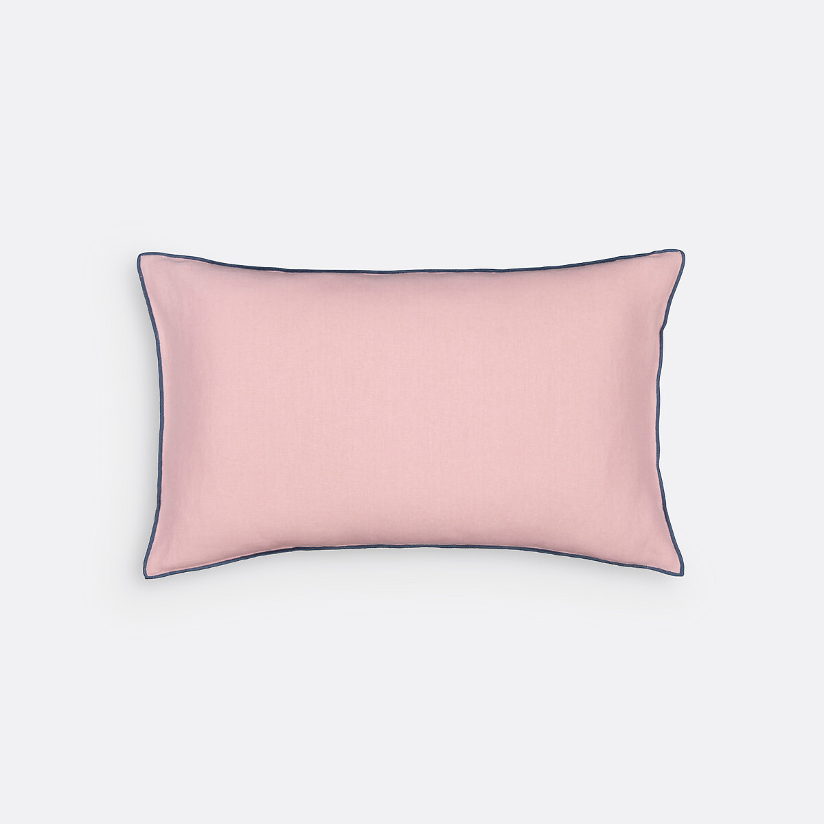 Housse de coussin unie lin/coton, Warna rose, LA REDOUTE INTERIEURS