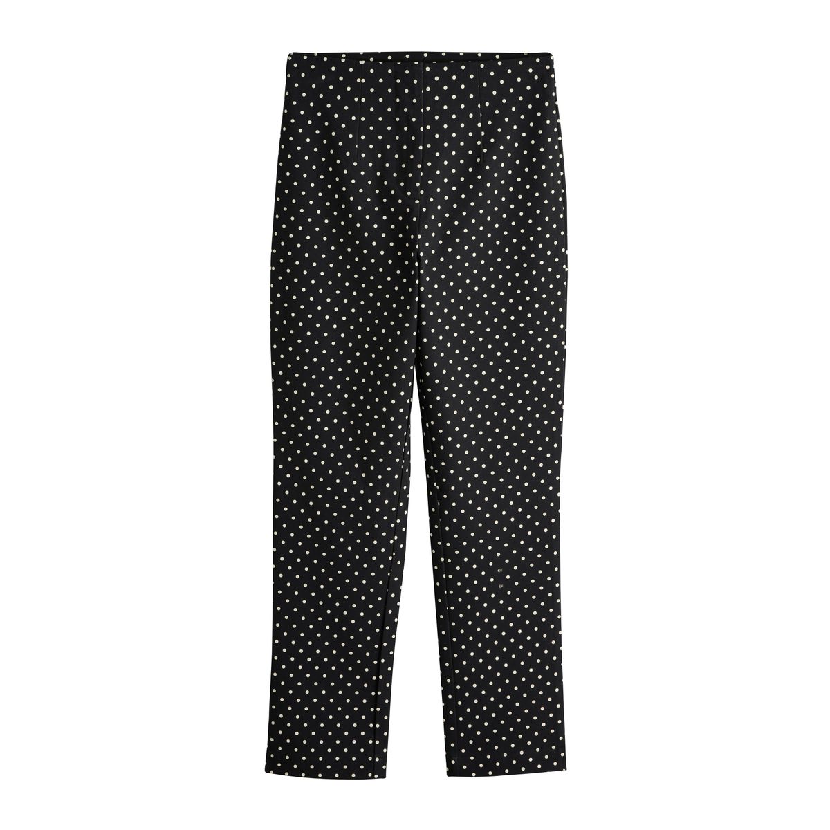 Legging capri stretch noir/pois blancs, NEXT
