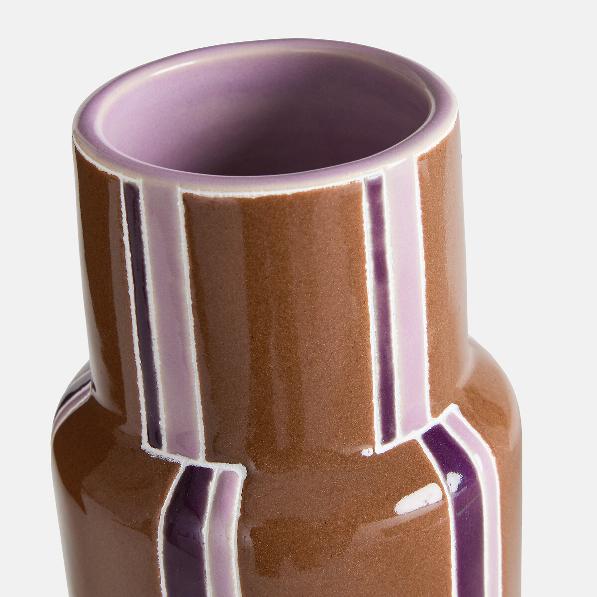 Jarrón de loza, pintado a mano, 23 cm de altura, SEKMO multicolor, LA REDOUTE INTERIEURS