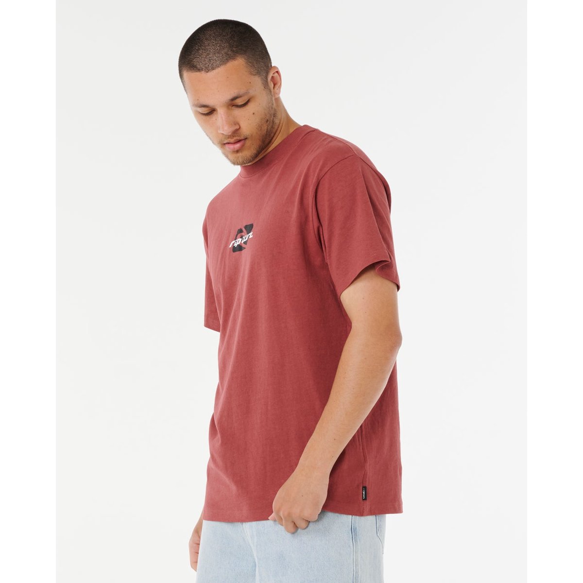 T-shirt à manches courtes MEDINA SPLAT beurre de pomme, RIP CURL