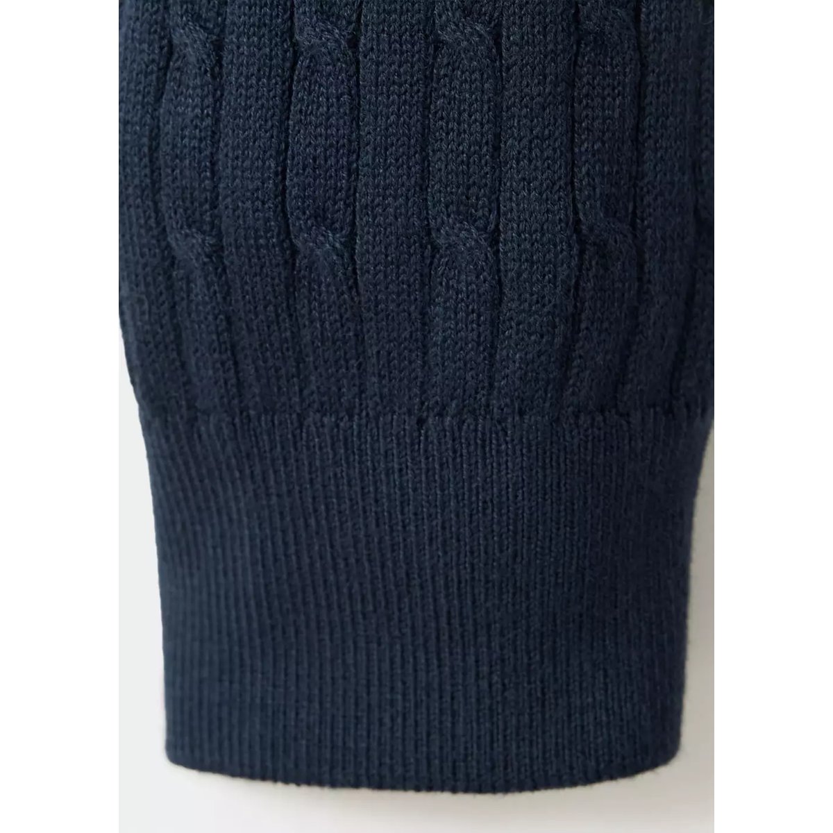 Cardigan maille tressée bleu marine, MANGO MAN