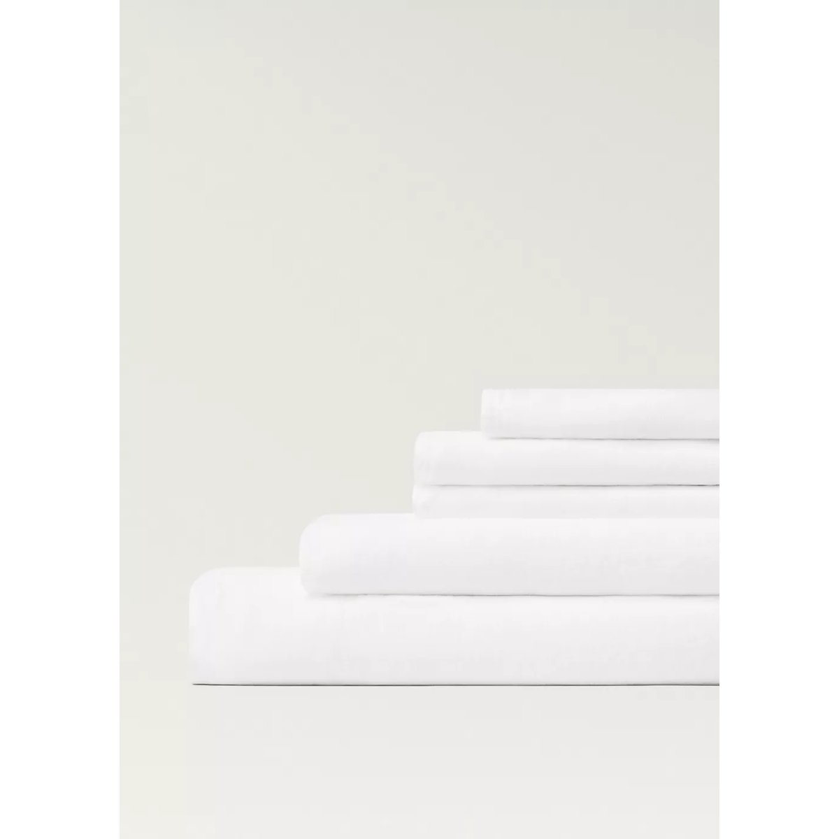Drap-housse lin lavé lit 180 cm blanc, MANGO HOME