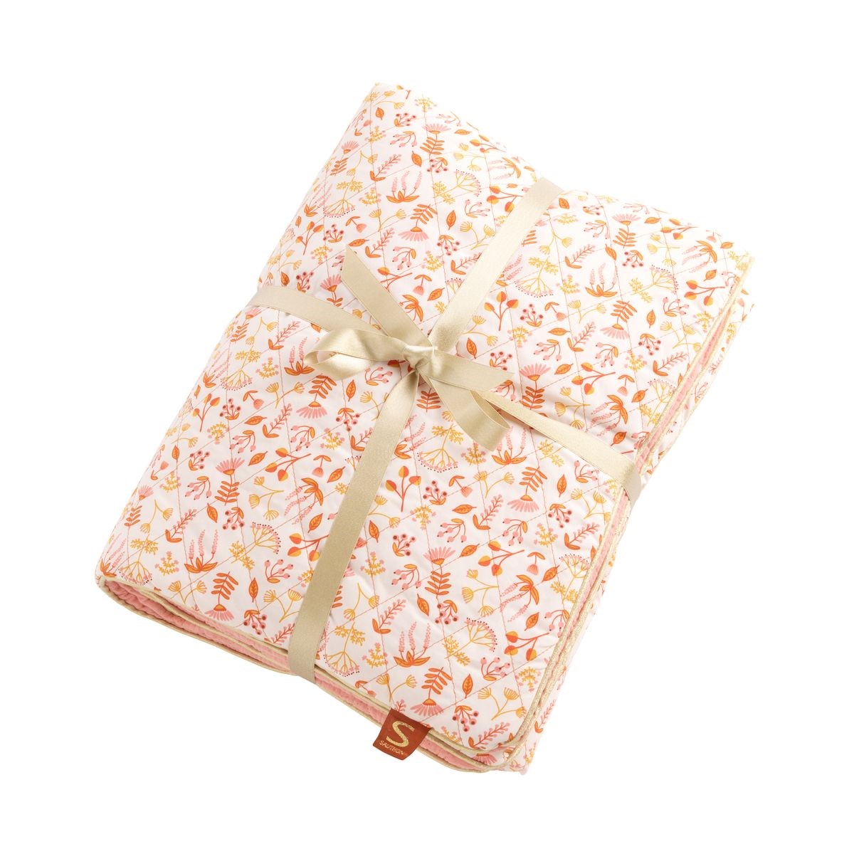 Couvre Lit en coton rose, SAUTHON