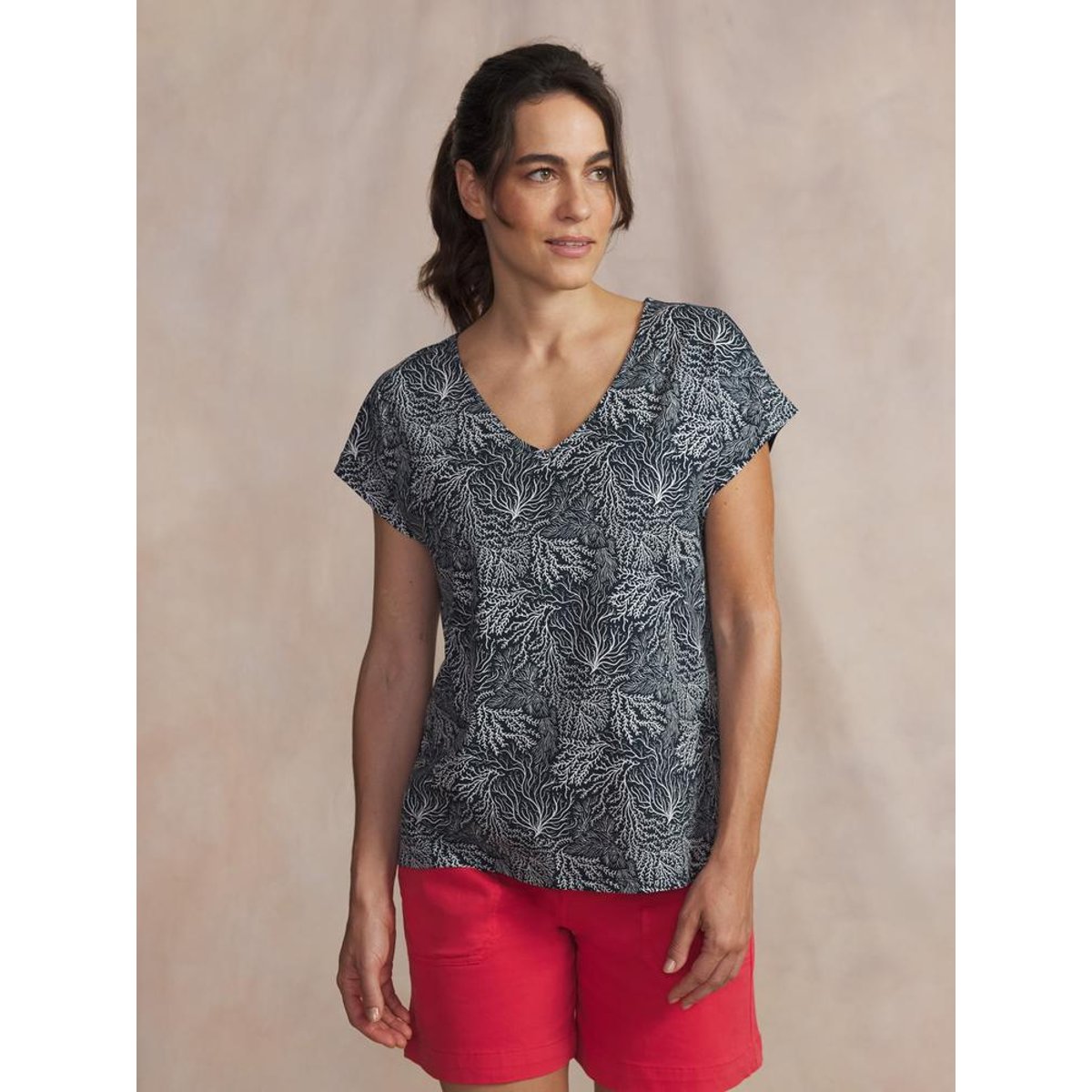 T-shirt manches courtes MYTSYSAN navy, TBS