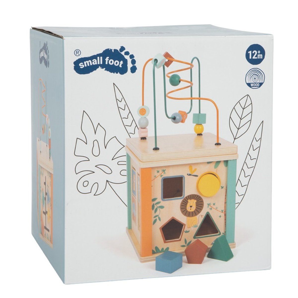 Cube de motricité Safari beige, SMALL FOOT COMPANY