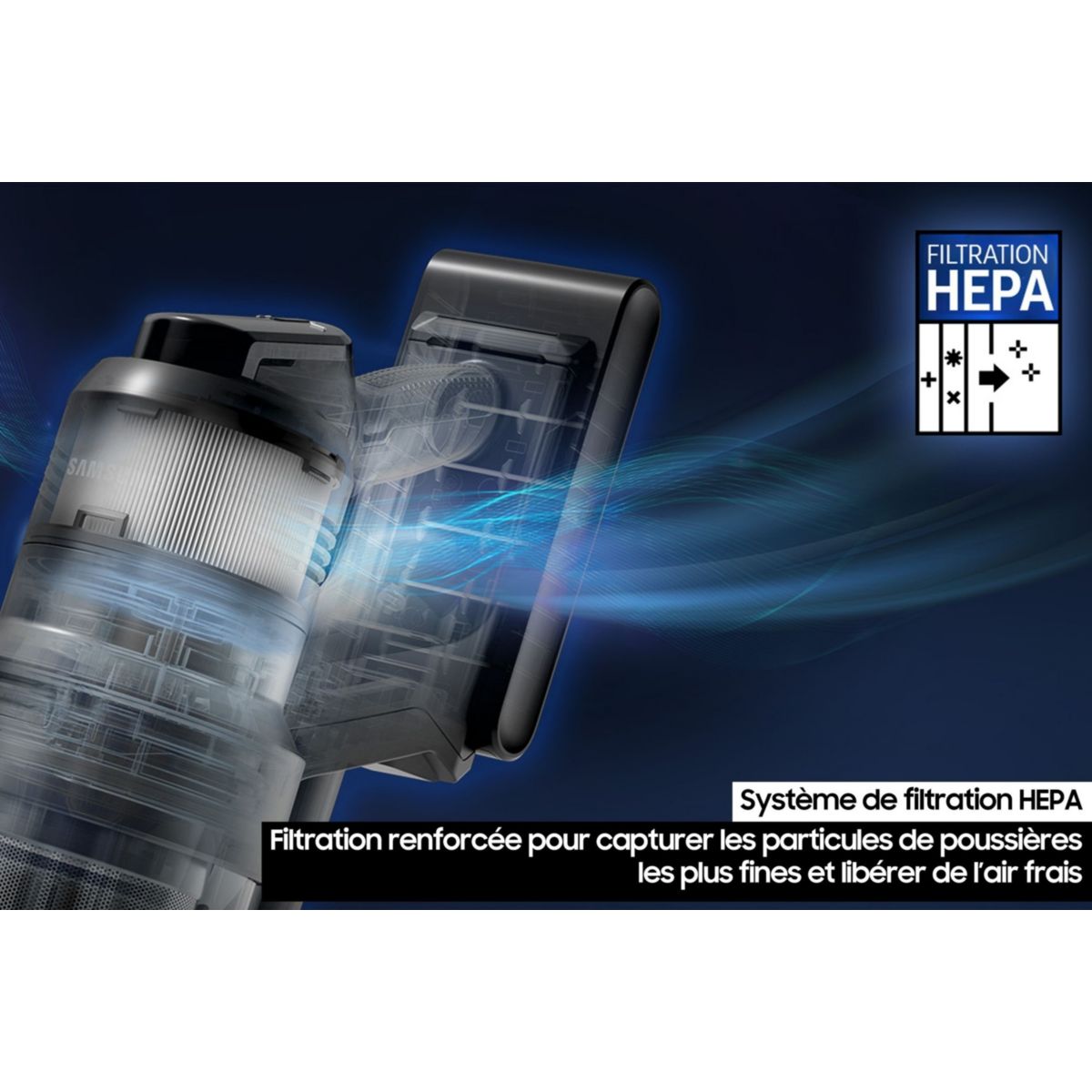 Aspirateur balai Jet 85S Pet VS70H25XLG/WD couleur unique, SAMSUNG