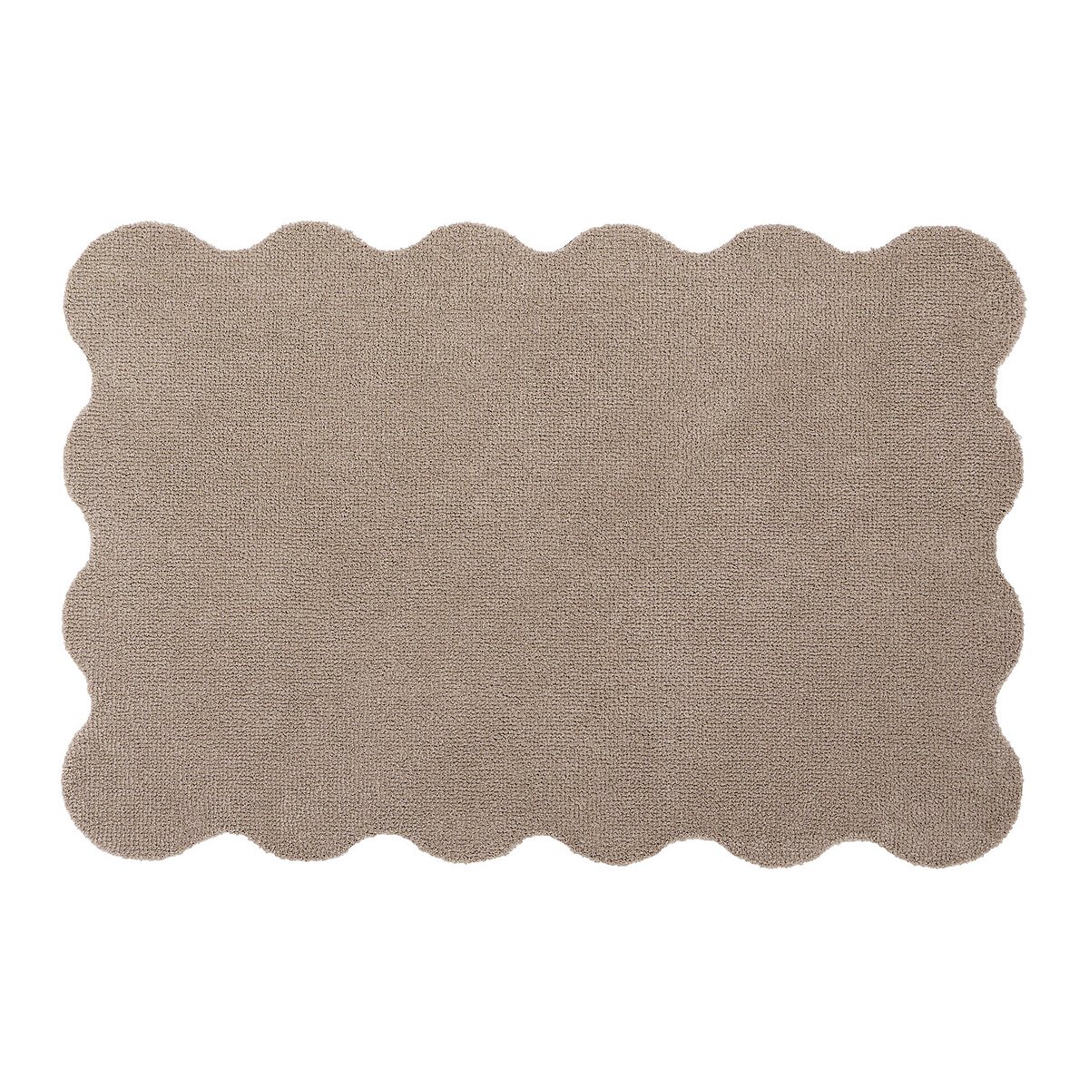 Soft Scallop Bathmat beige, MY MAT